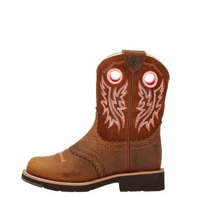 Ariat Fatbaby Cowgirl Kahverengi Western Csizma Çocuk (27164-491)